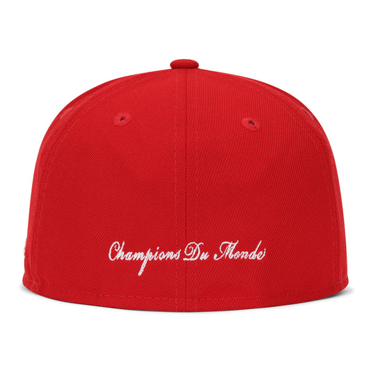J.M. "Champions Du Monde" New Era Fitted - Red