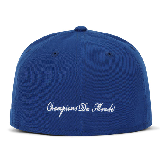 J.M. "Champions Du Monde" New Era Fitted Hat - Royal Blue