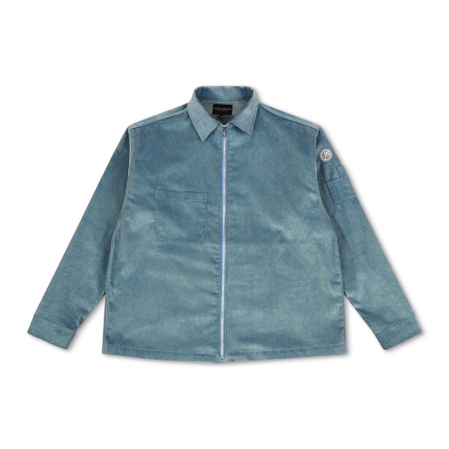 Corduroy Zip-Up Top